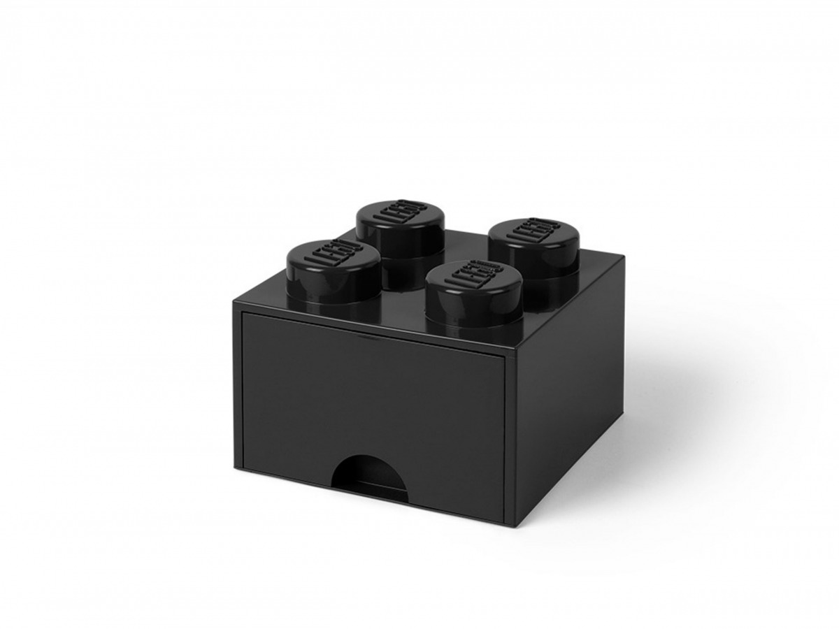 lego 5005711 aufbewahrungsstein mit 4 noppen und schubfach in schwarz scaled