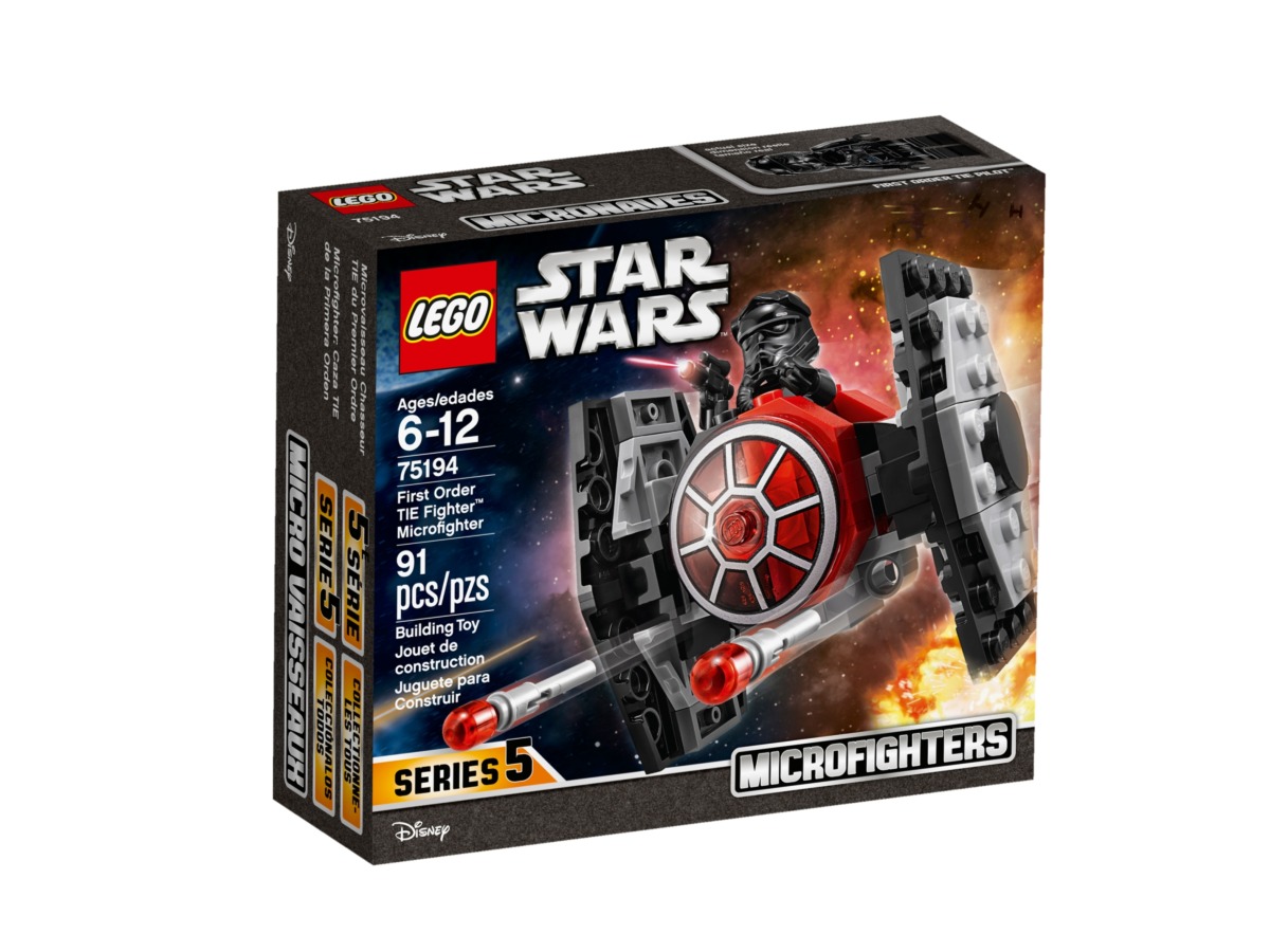 lego 75194 first order tie fighter microfighter scaled