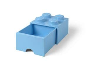 lego 5006181 stein mit 4 noppen und schubfach in hellblau
