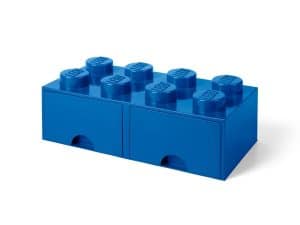 lego 5006132 stein mit 8 noppen und schubfachern in blau